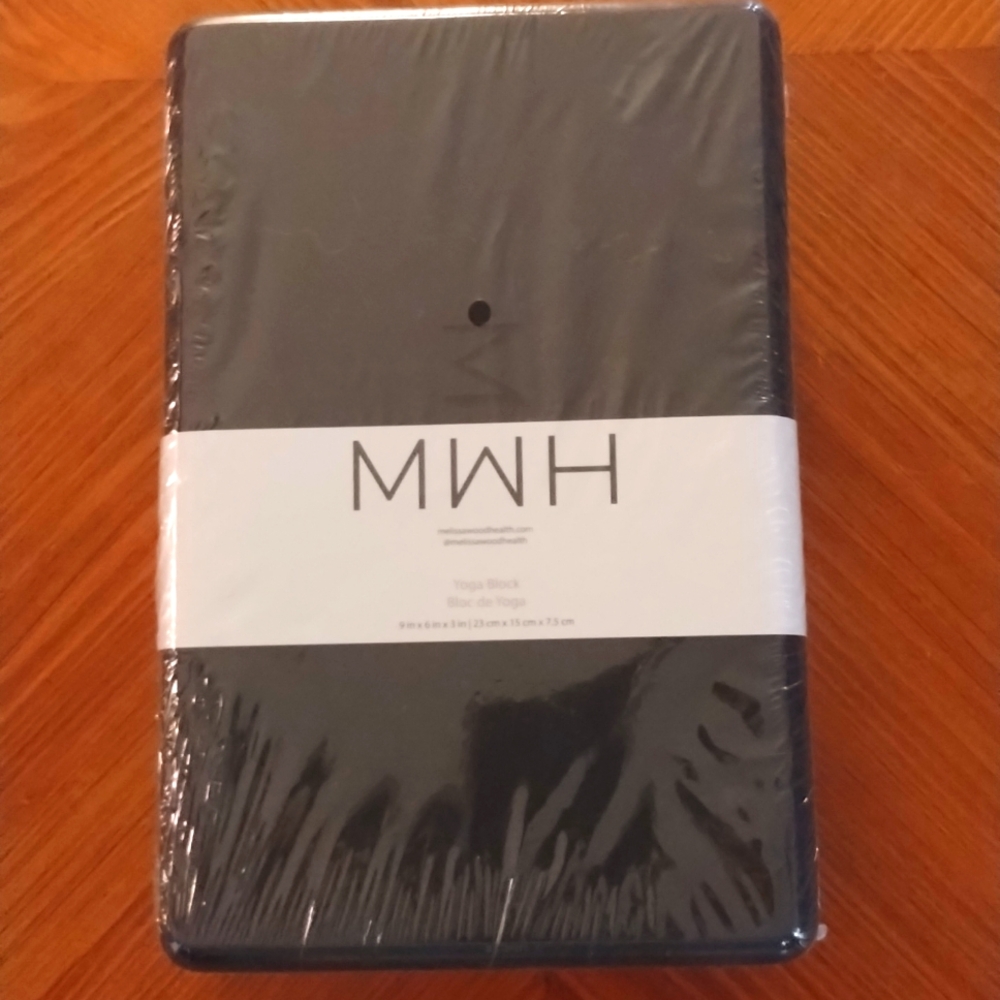 Melissa Wood Black Yoga Block New In Package